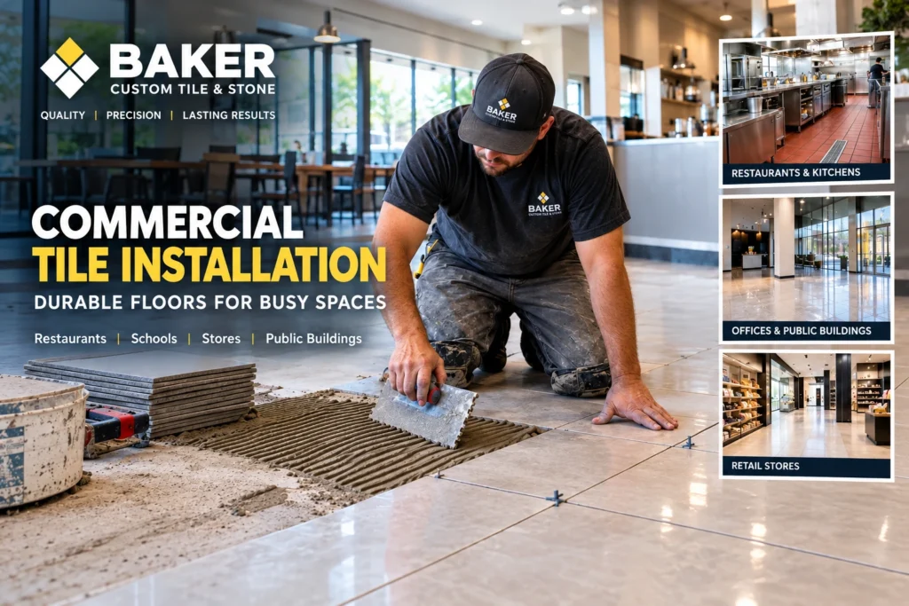 Commercial Tile Installation in Fresno County